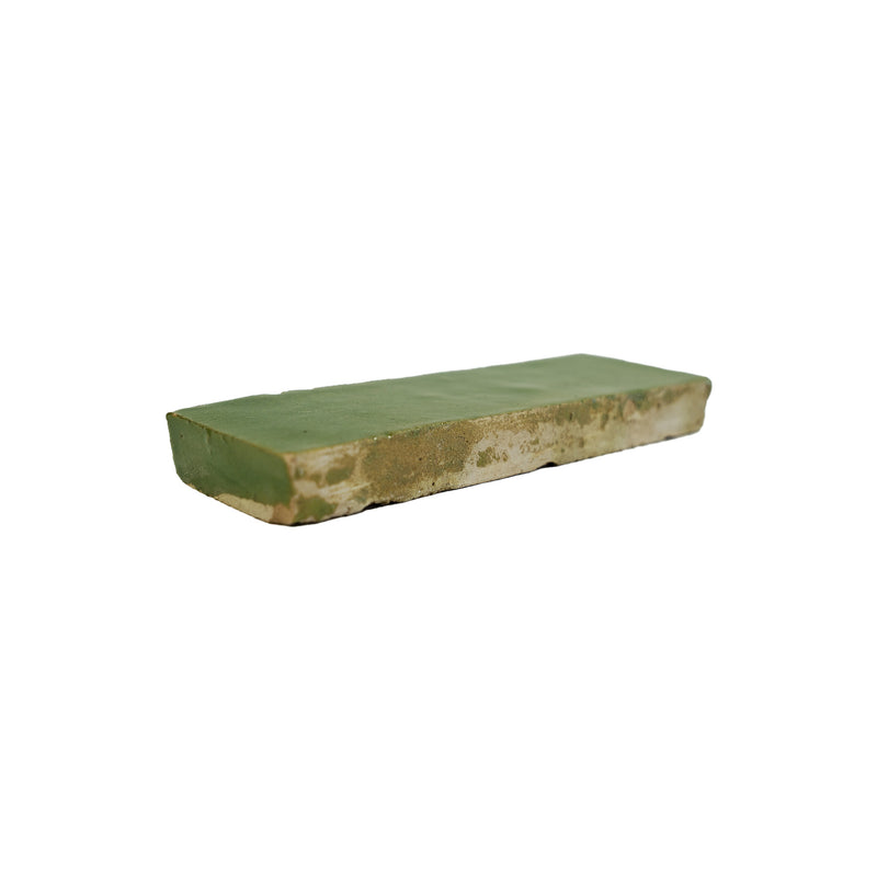 Cardamom Green Zellige Tile - 2x6 Bejmat