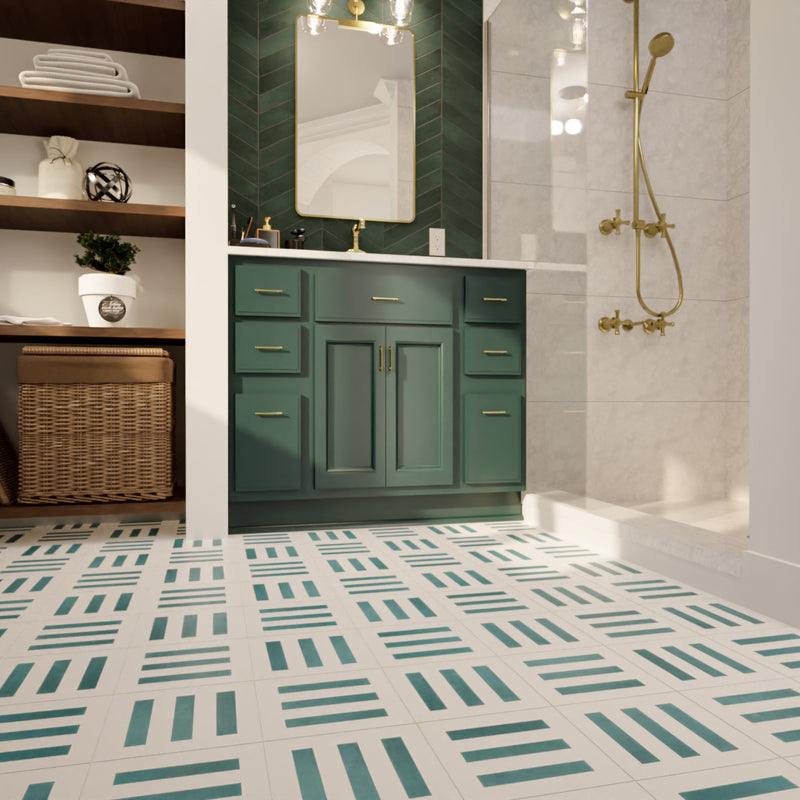 Bars 8"x8" Floor & Wall Tile