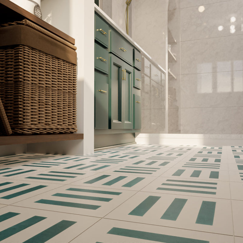 Bars 8"x8" Floor & Wall Tile