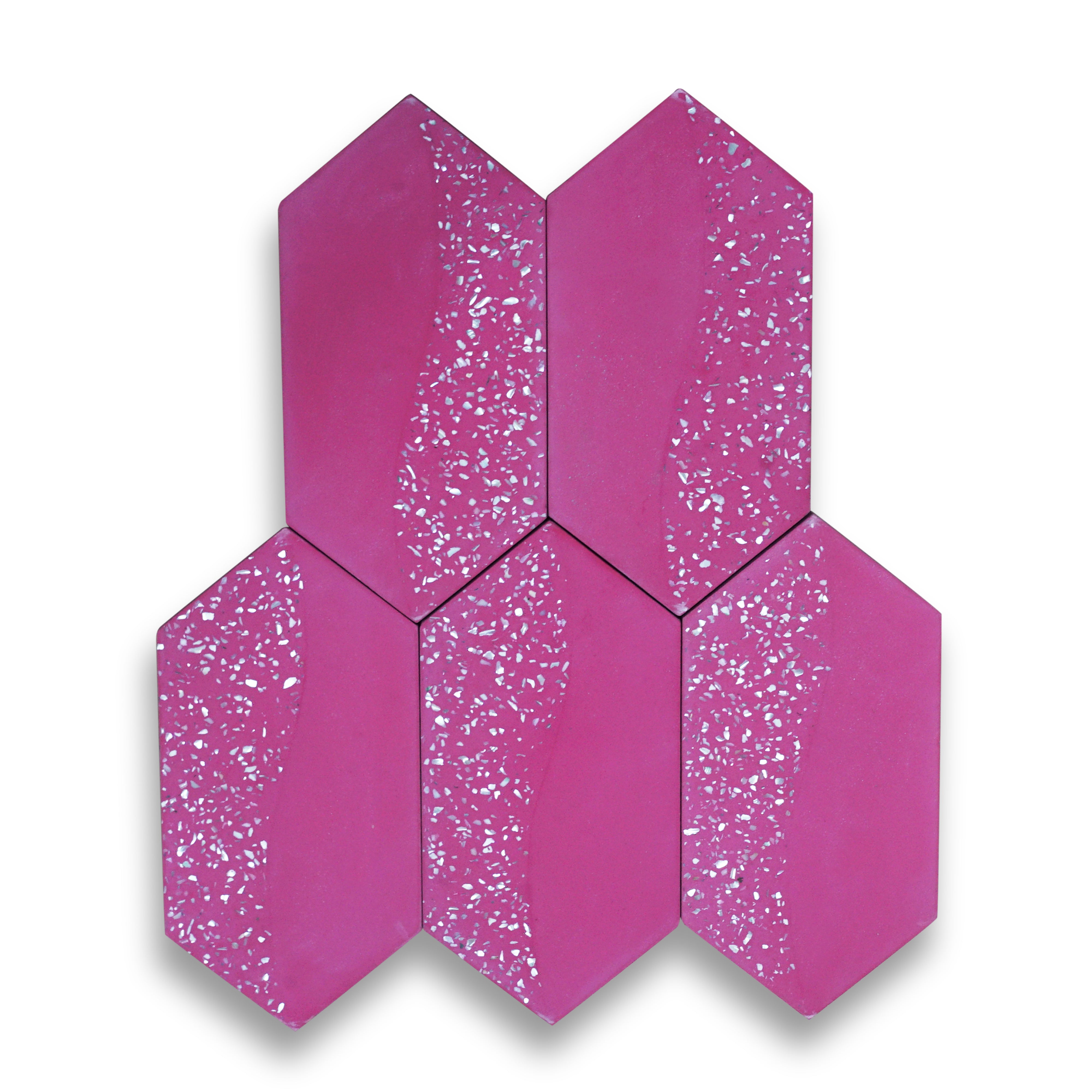 Terrazzo Cement Tile: Elegant Tiffany Wave Design – LiLi Tile