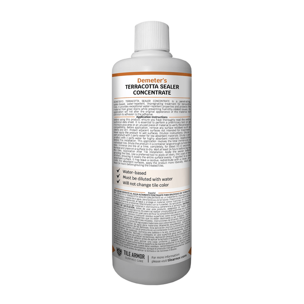 Demeter’s Terracotta Tile Primer + Zeus’ Tile Sealer Bundle