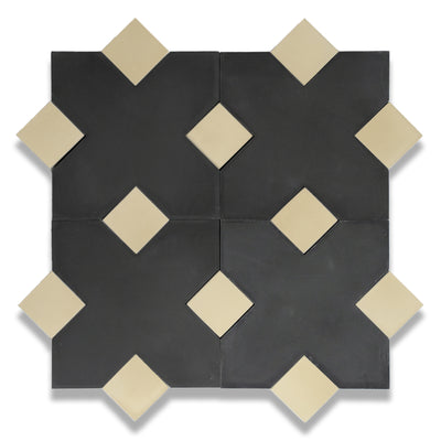 X Cement Tile: 6” x 6”