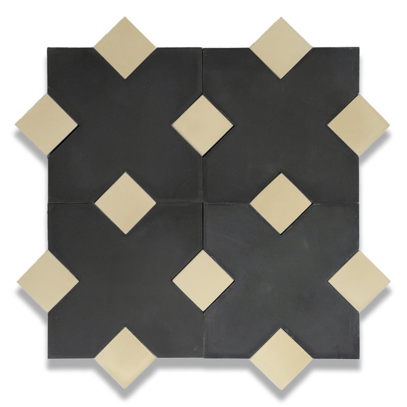 X Cement Tile: 6” x 6”