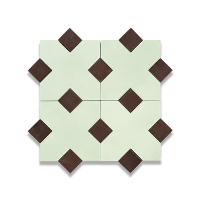 X Cement Tile: 6” x 6”