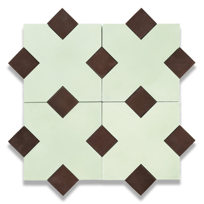 X Cement Tile: 6” x 6”