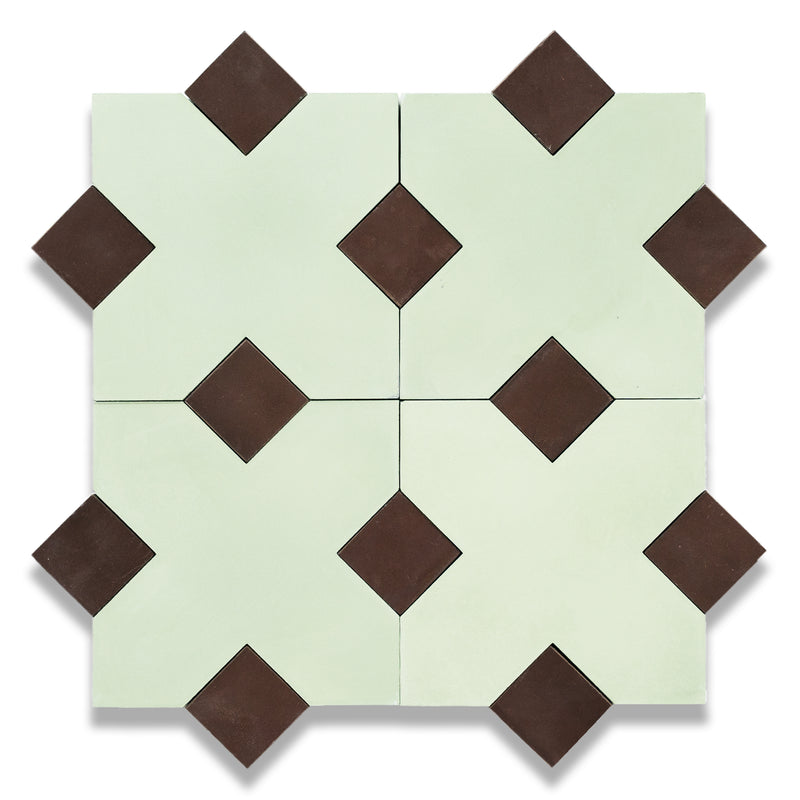 X Cement Tile: 6” x 6”