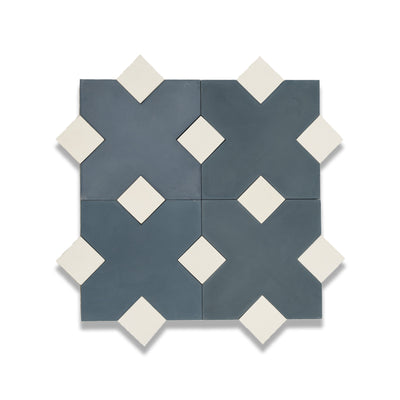 X Cement Tile: 6” x 6”