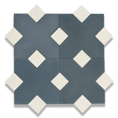 X Cement Tile: 6” x 6”