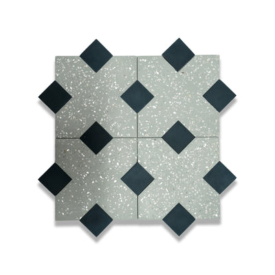 X Cement Tile: 6” x 6”