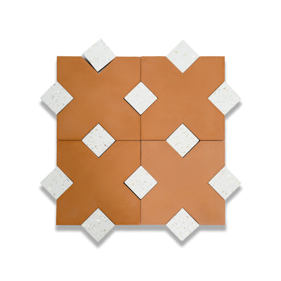 X Cement Tile: 6” x 6”