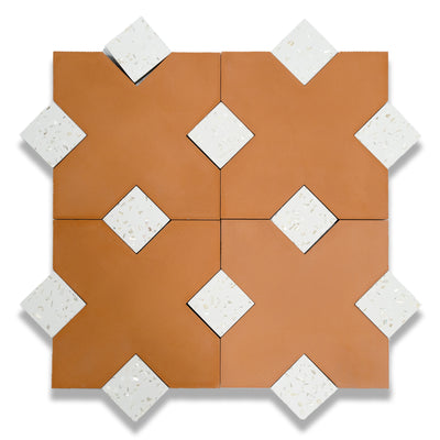 X Cement Tile: 6” x 6”