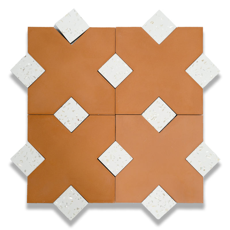 X Cement Tile: 6” x 6”