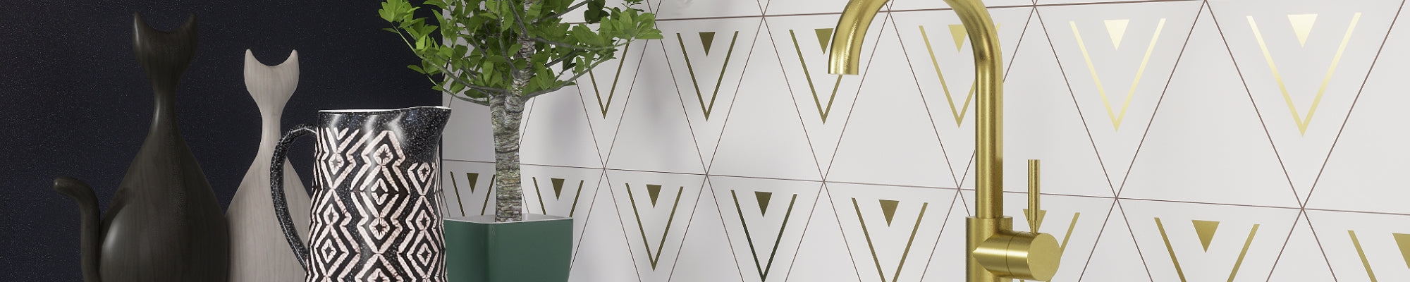 Elite Metal and Brass Insert Tiles