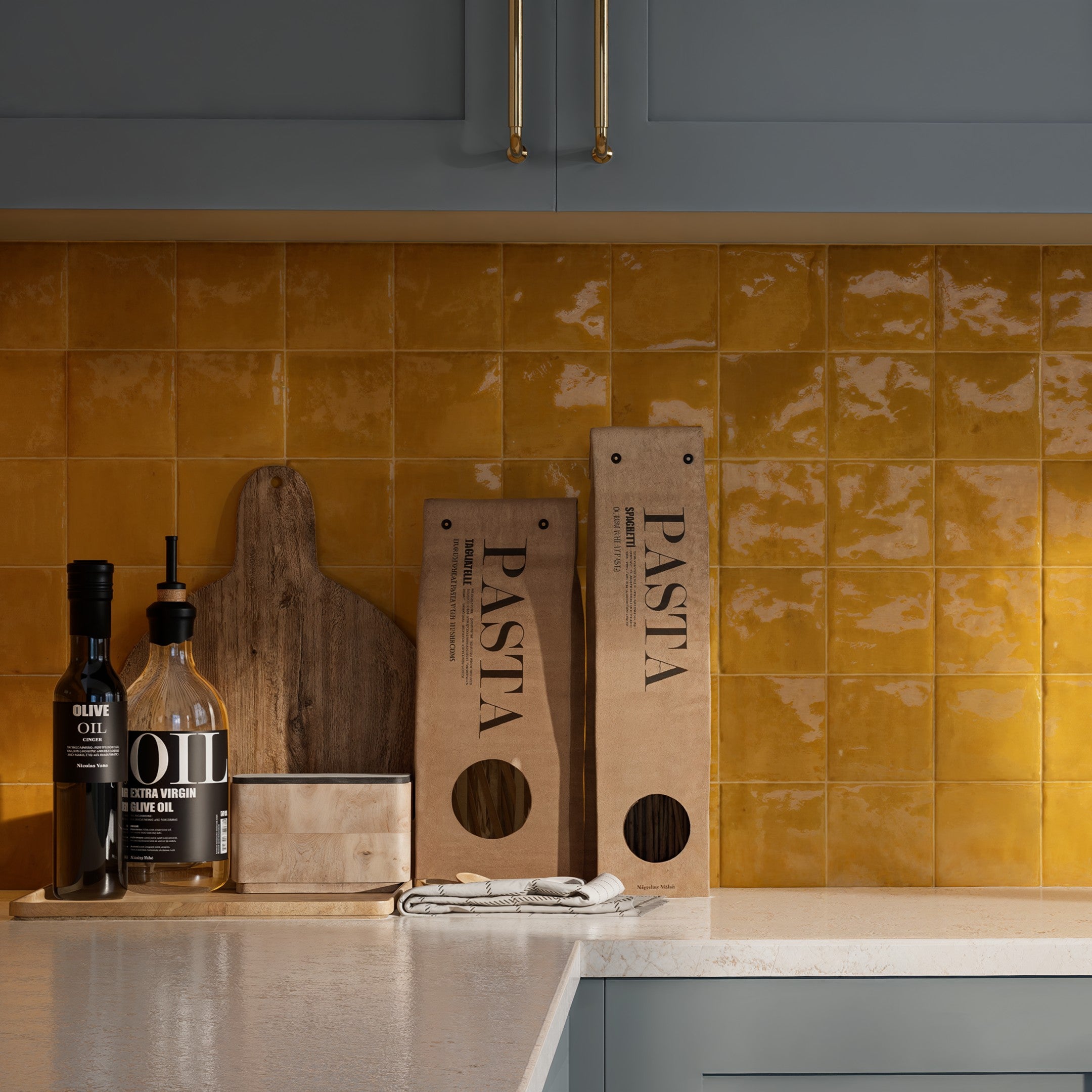 Zellige Tile: Turmeric 4x4 Square for Warm, Bold Style – LiLi Tile