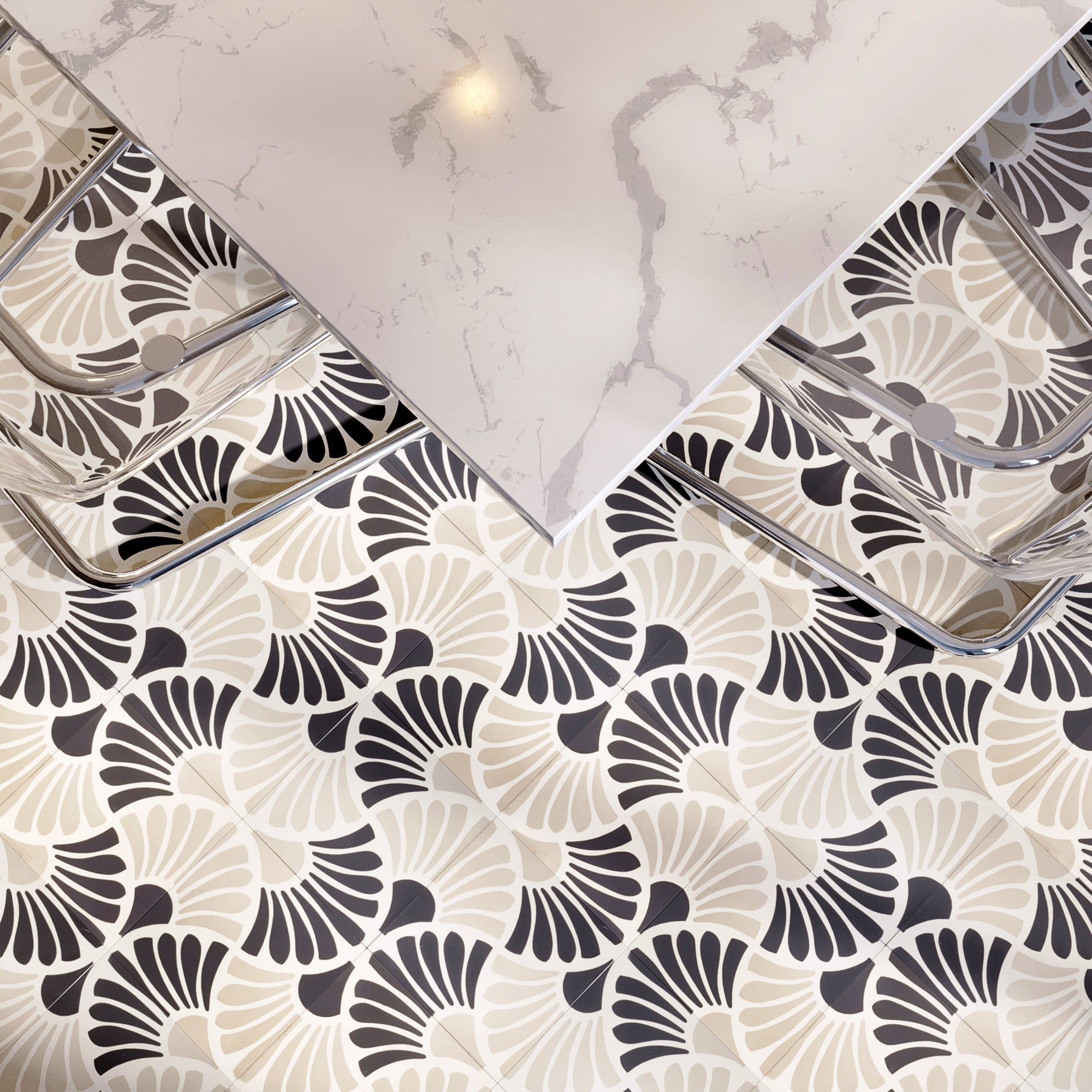 Discover Flora 8x8 Tile: Add Natural Beauty to Your Space – LiLi Tile