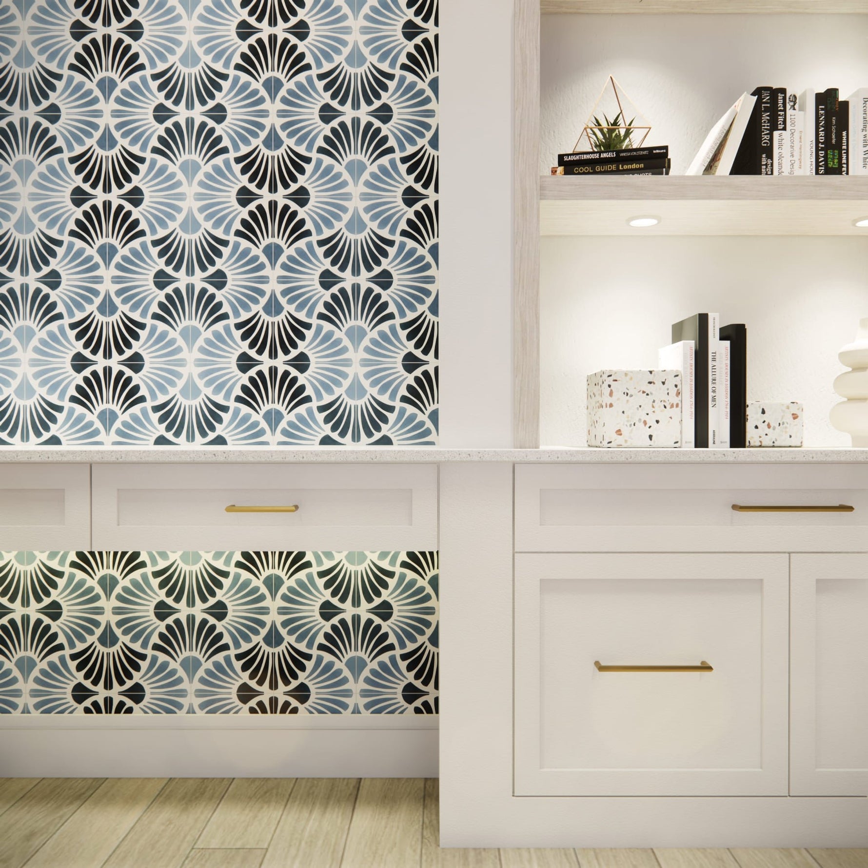 Flora Series: 8” x 8” home office 