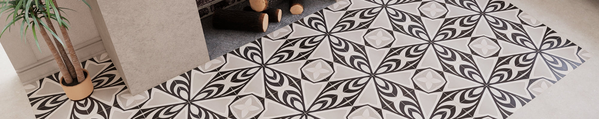 Geometric Cement Tiles