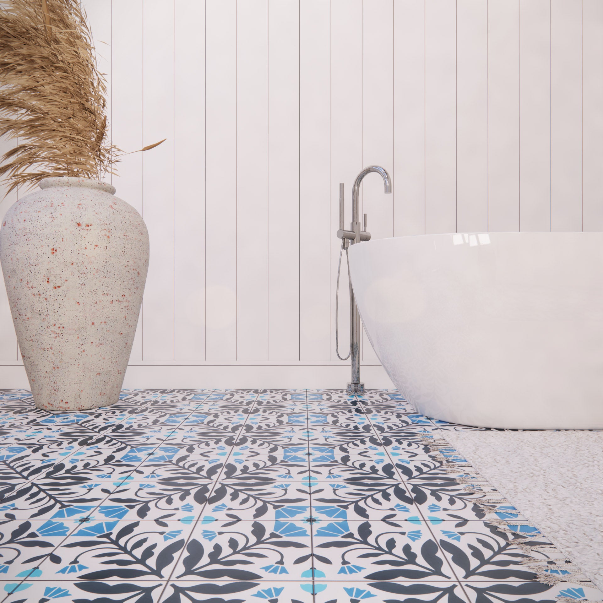 ルチア Casablanca 1x4 Trapezoid Zellige – Zia Tile