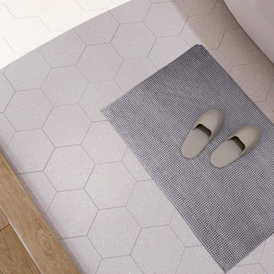 Mother of Pearl Terrazzo 8"x9" Hexagon Floor & Wall Tile