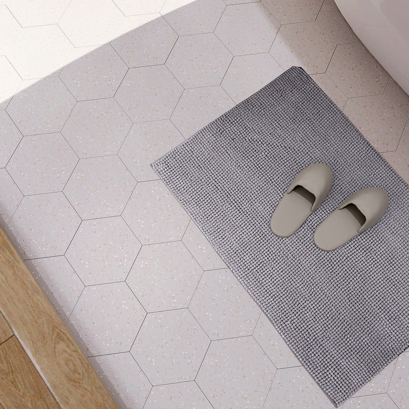Mother of Pearl Terrazzo 8"x9" Hexagon Floor & Wall Tile