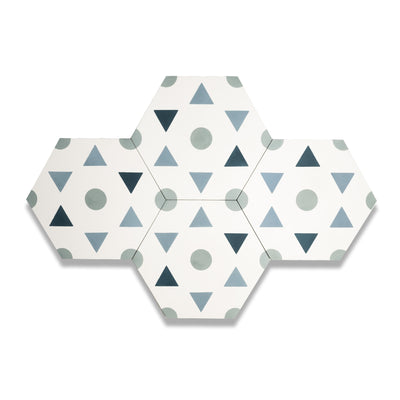 Dubai Hexagon Tile: 8” x 9”