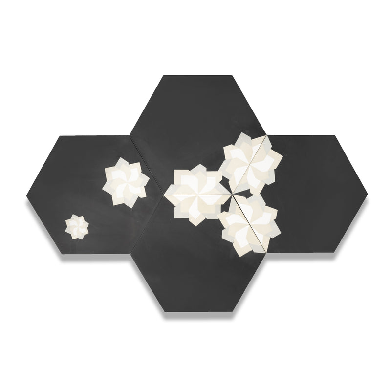 Fiori Series | Hexagon Cement Tile