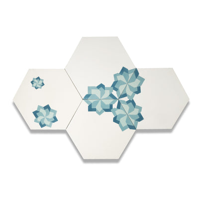 Fiori Series | Hexagon Cement Tile