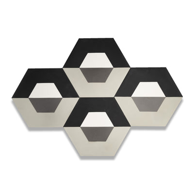 Gio Hexagon Cement Tile