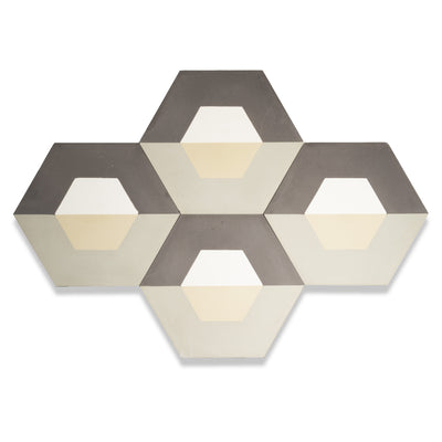 Gio Hexagon Cement Tile