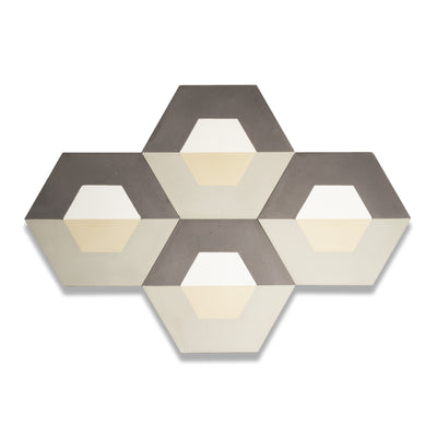 Gio Hexagon Cement Tile