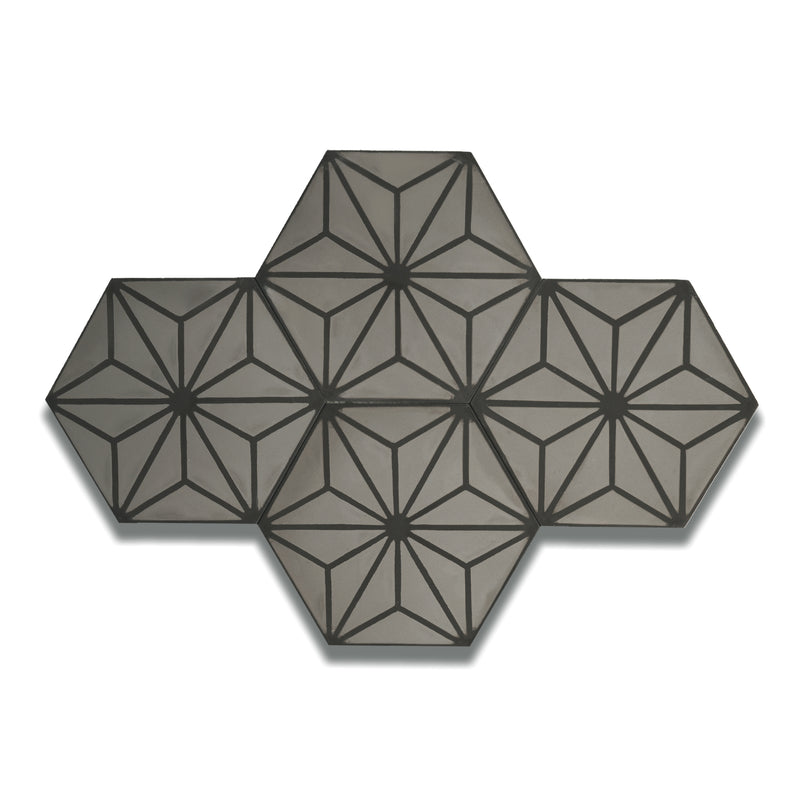 Jolie Mini Hexagon Cement Tile