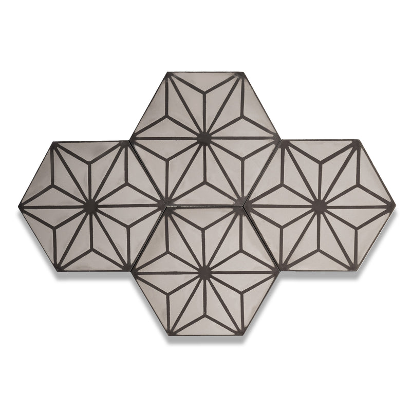 Jolie Mini Hexagon Cement Tile