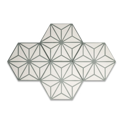 Jolie Mini Hexagon Cement Tile