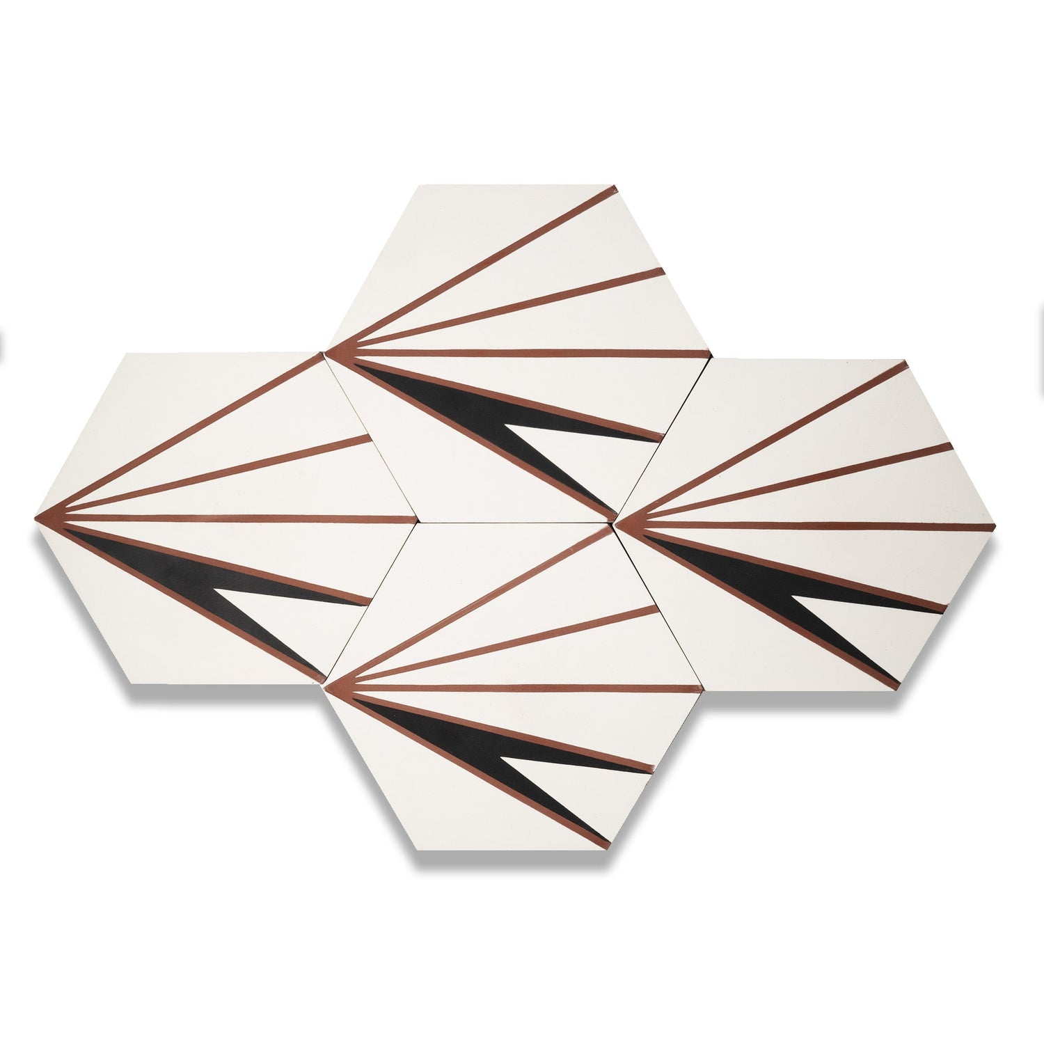 Maggie 8"x9" Hexagon Floor & Wall Tile