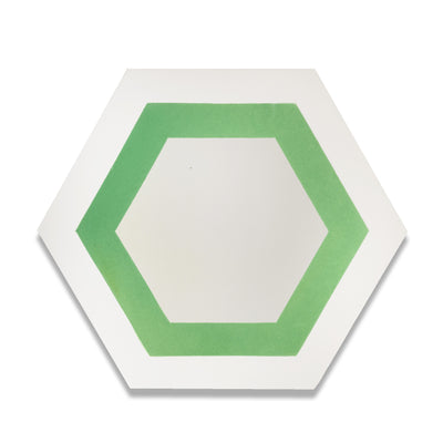 Miel Series Hexagon Tile: 6” x 7”