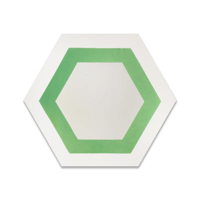 Miel Series Hexagon Tile: 6” x 7”