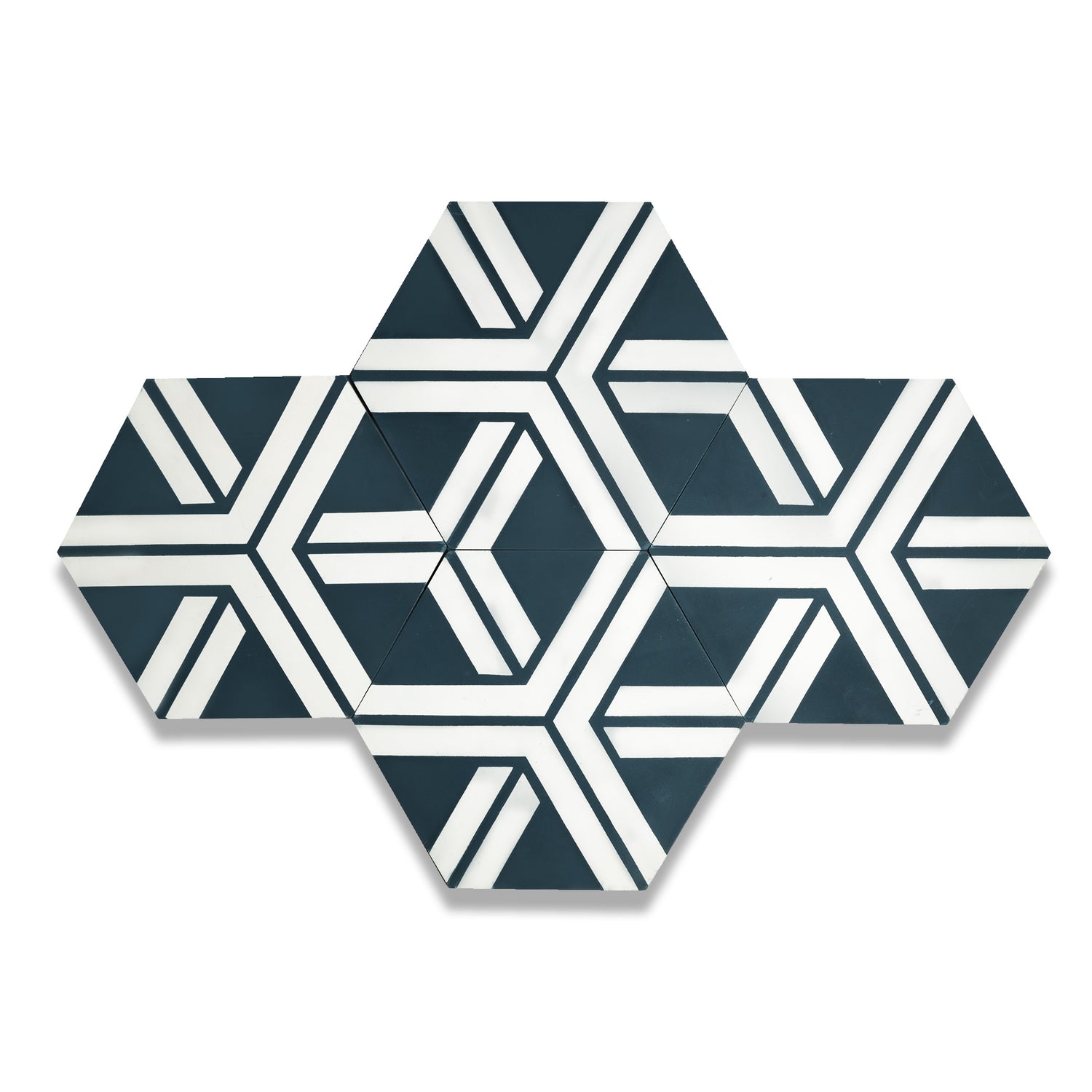 Rete 8"x9" Hexagon Floor & Wall Tile