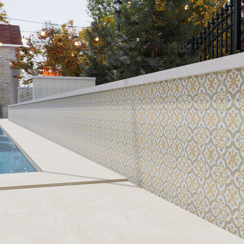 Nora Cement Tile: 6” x 6”