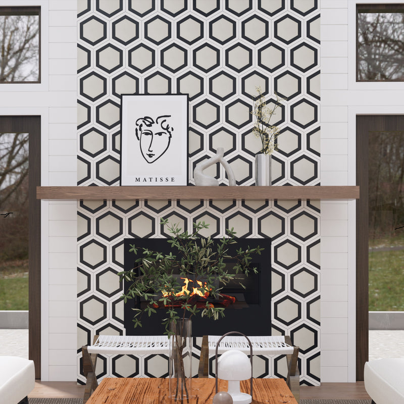 Honeycomb Hexagon Cement Tile