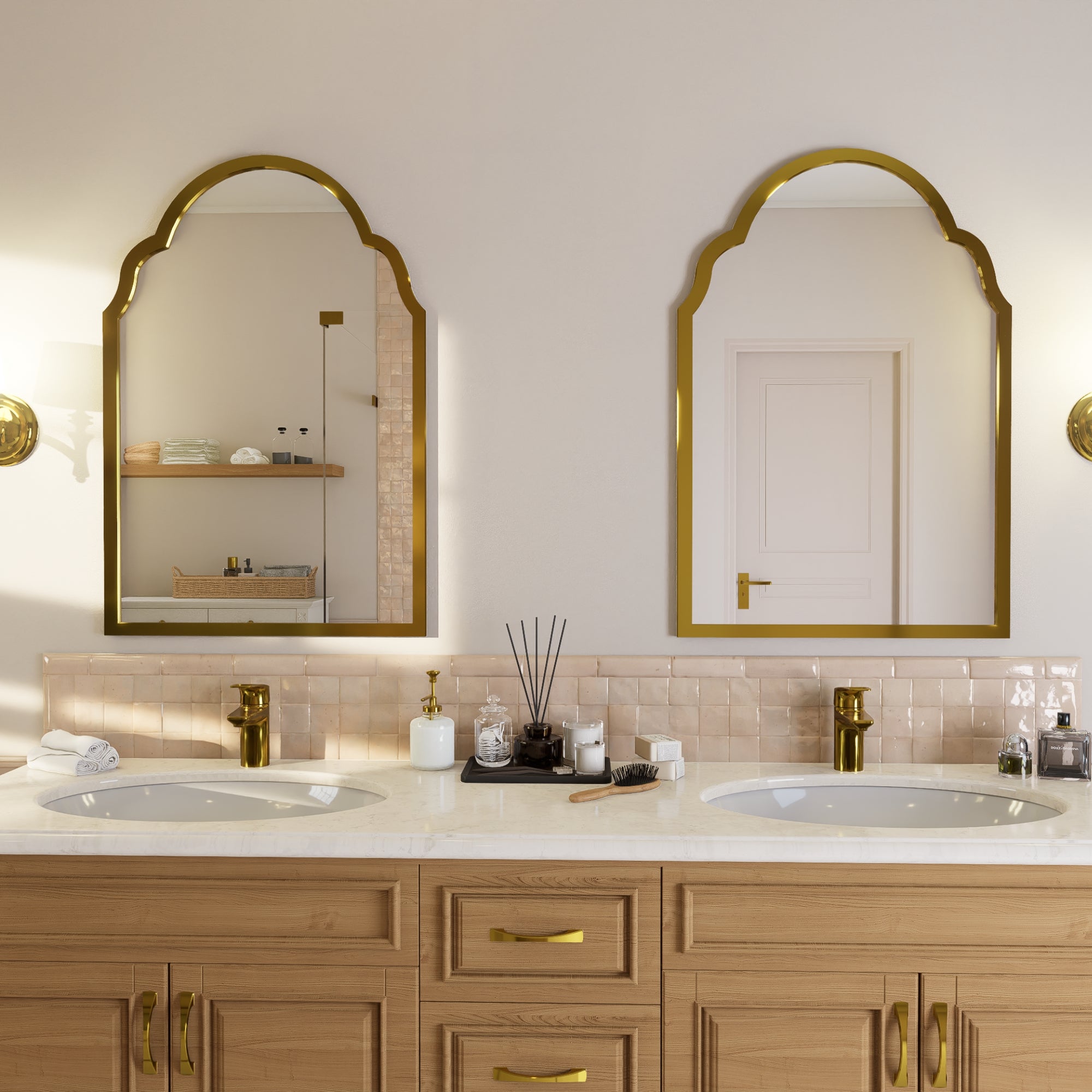 Linen Beige Zellige Tile - 2x2 Mosaic | Lili Tile – LiLi Tile