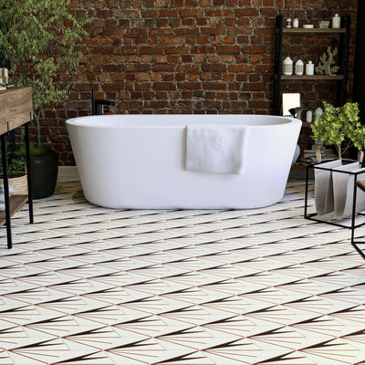 Maggie 8"x9" Hexagon Floor & Wall Tile