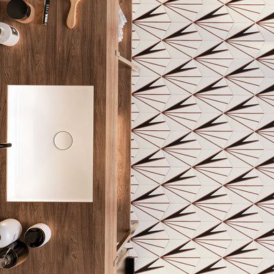 Maggie 8"x9" Hexagon Floor & Wall Tile