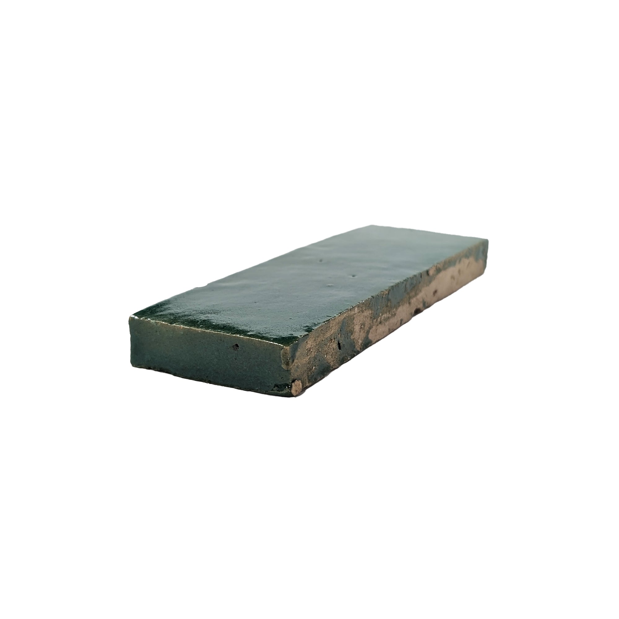 Medina Emerald Zellige Tile - Handcrafted Clay Bejmat (2x6) – LiLi