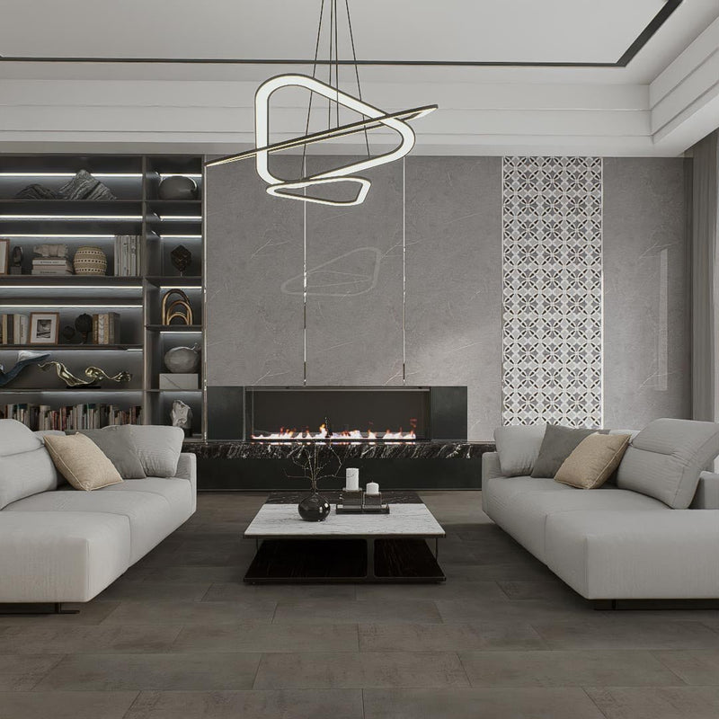 Nero Galileo 12"x24" Porcelain Tile 3/8"