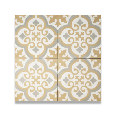 Nora Cement Tile: 6” x 6”