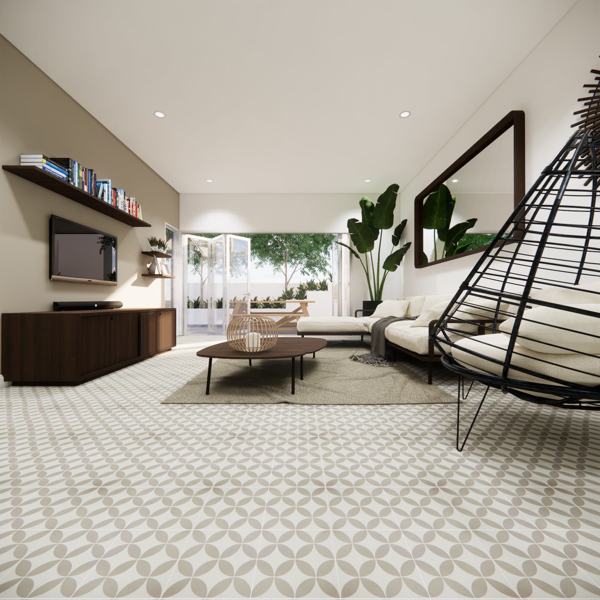 Optics 8x8 Cement Tile: A Modern and Sleek Design Choice
