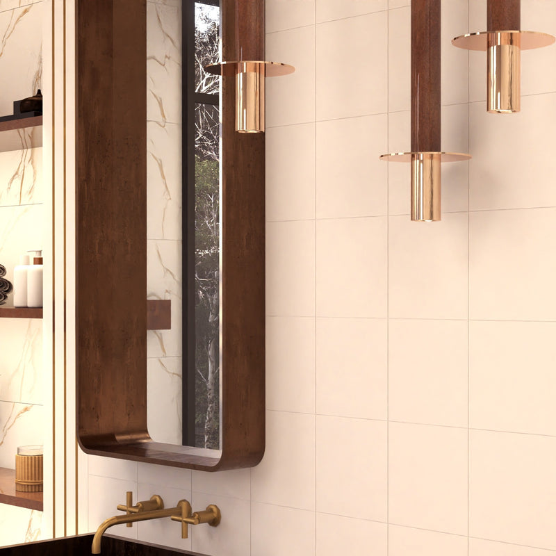 Palazzo White 24"x48" Porcelain Tile 3/8"