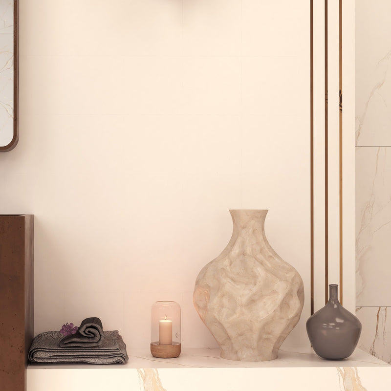 Palazzo White 24"x48" Porcelain Tile 3/8"
