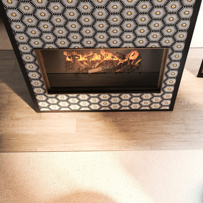 Rise 6"x7" Hexagon Floor & Wall Tile