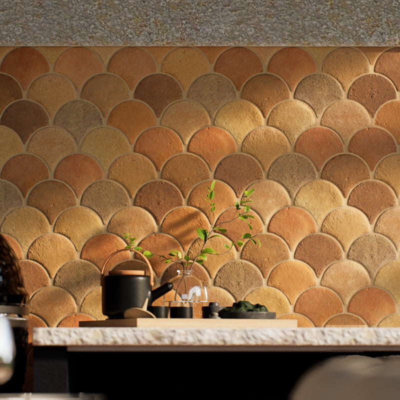 Scale Terracotta Tiles